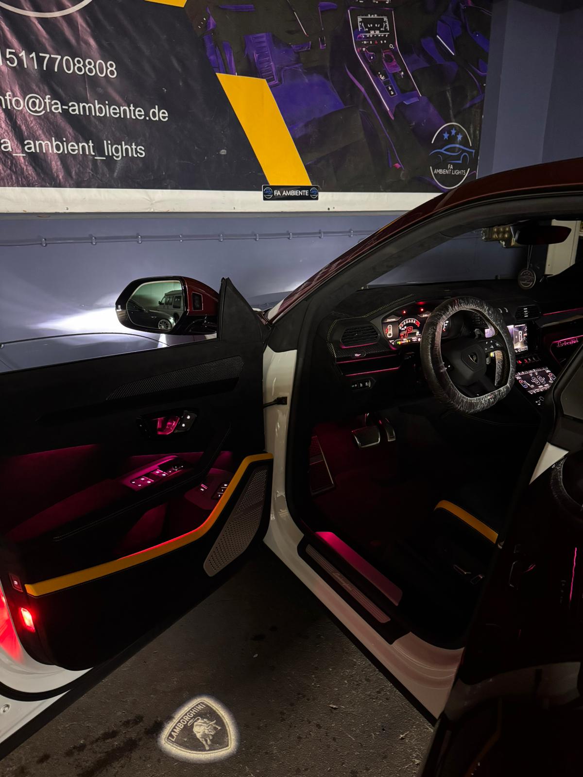 Ambiente Beleuchtung für Lamborghini Urus – Bild 11