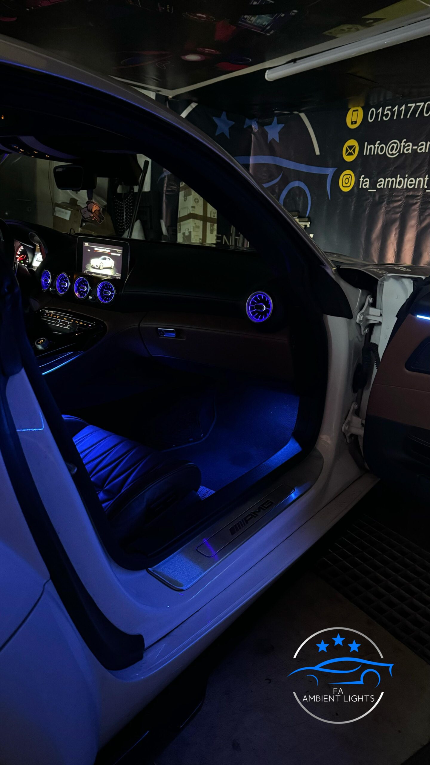 Ambiente Beleuchtung für Mercedes GT AMG – Bild 4