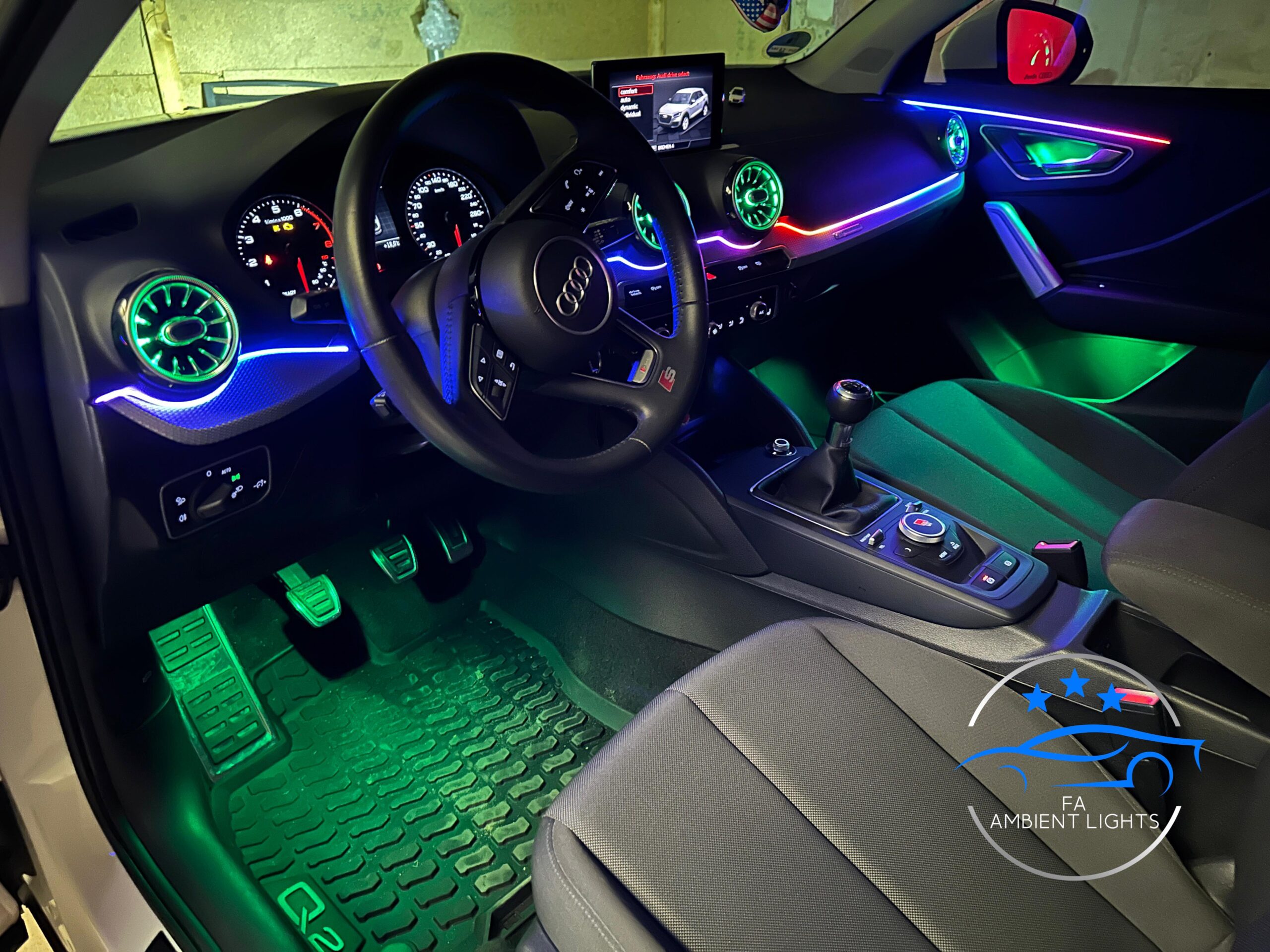 Ambiente Beleuchtung für Audi Q2/SQ2 GA – Bild 1