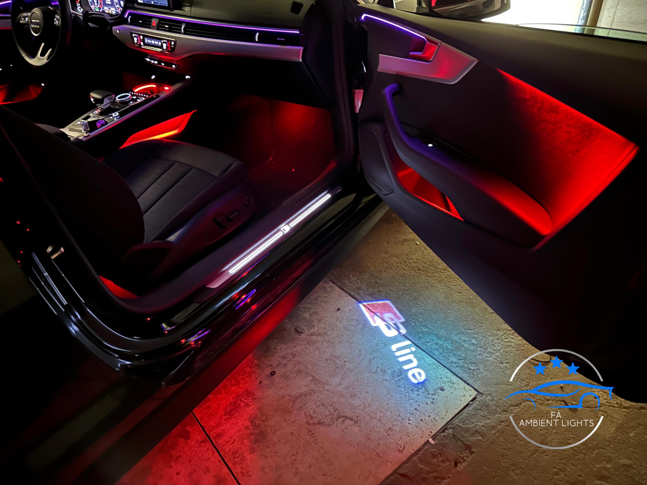 Ambiente Beleuchtung für Audi A5/S5/RS5 B9 – Bild 2