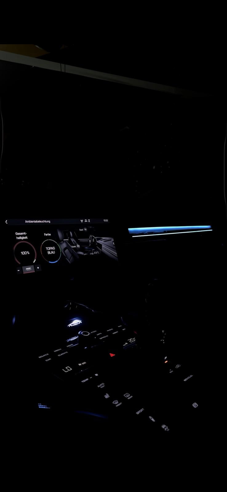 Ambiente Beleuchtung für Porsche Cayenne 92 A – Bild 3