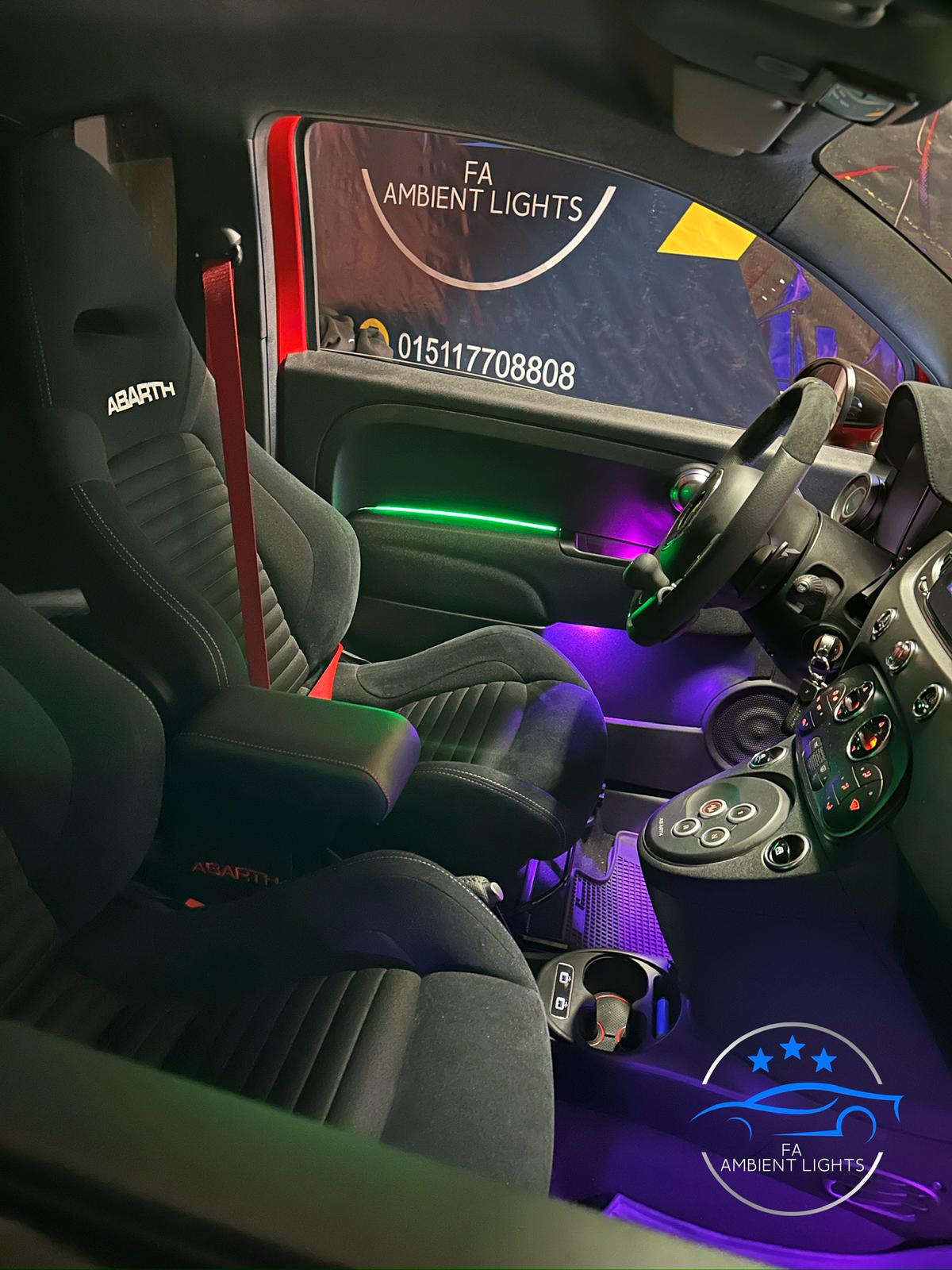 Ambiente Beleuchtung für Fiat 500 – Bild 3