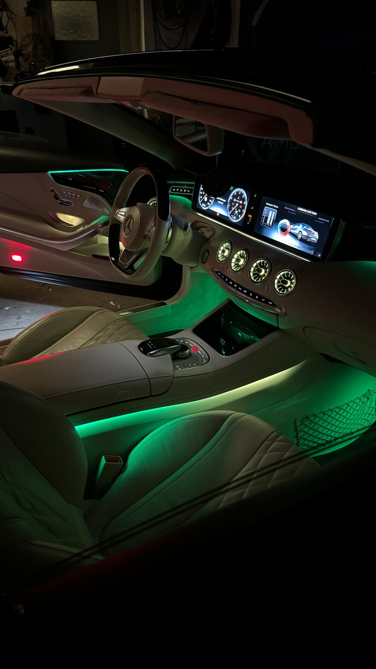 Ambiente Beleuchtung für Mercedes S-Klasse Coupé/ Cabrio 217 – Bild 6
