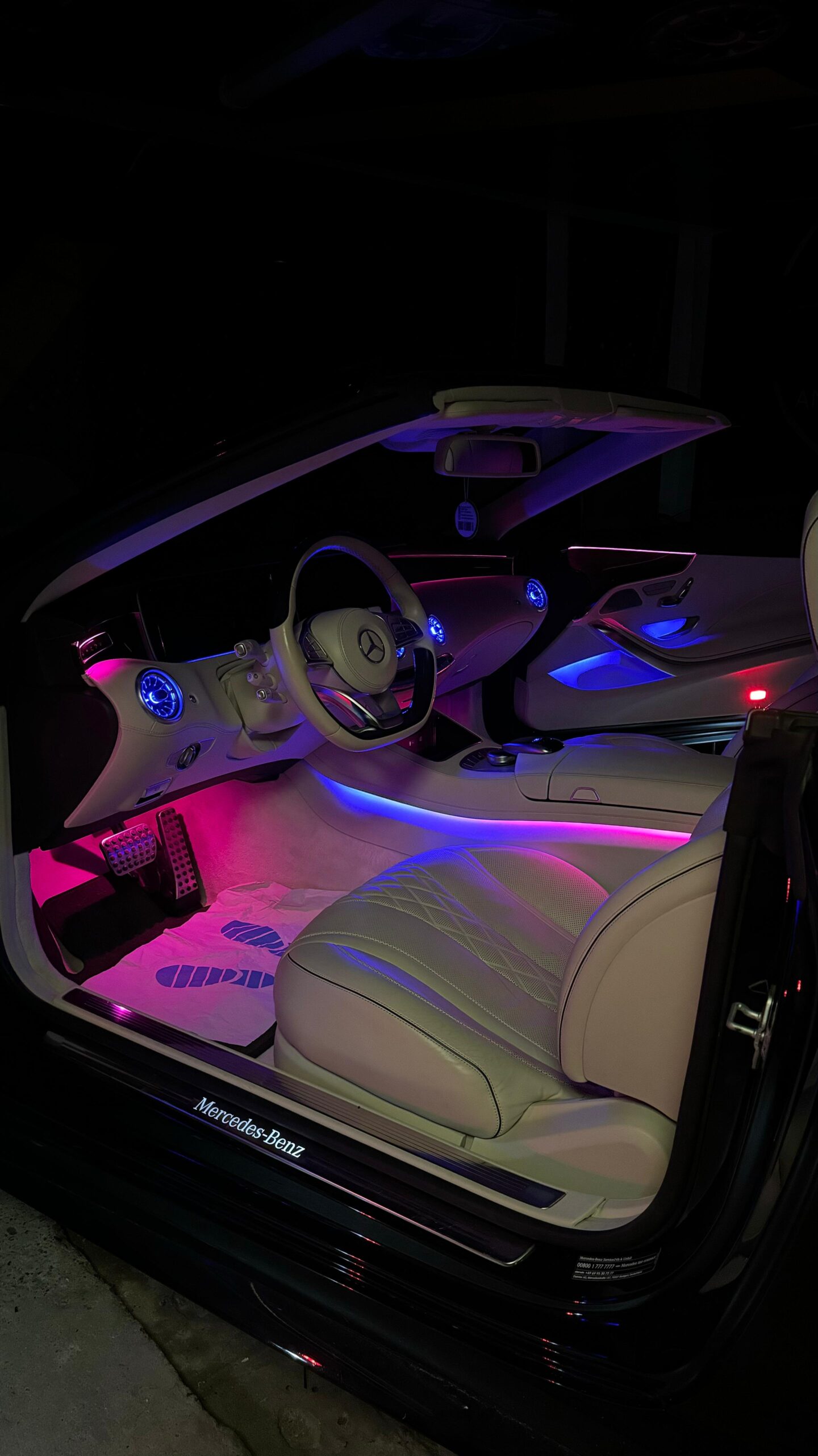 Ambiente Beleuchtung für Mercedes S-Klasse Coupé/ Cabrio 217 – Bild 3