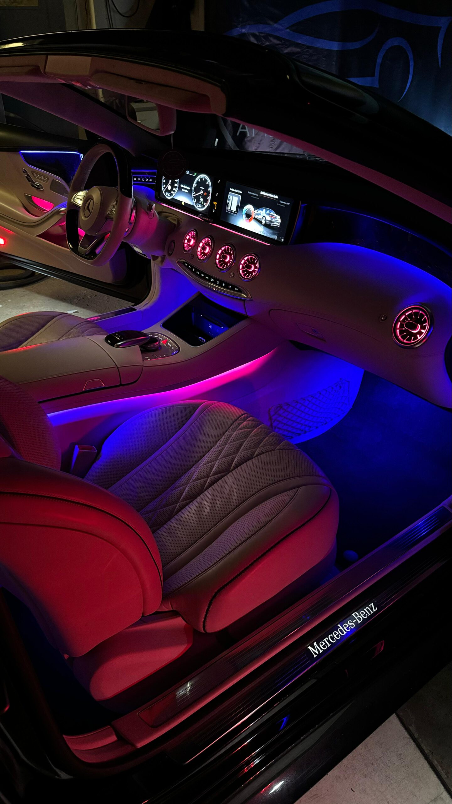 Ambiente Beleuchtung für Mercedes S-Klasse Coupé/ Cabrio 217 – Bild 2