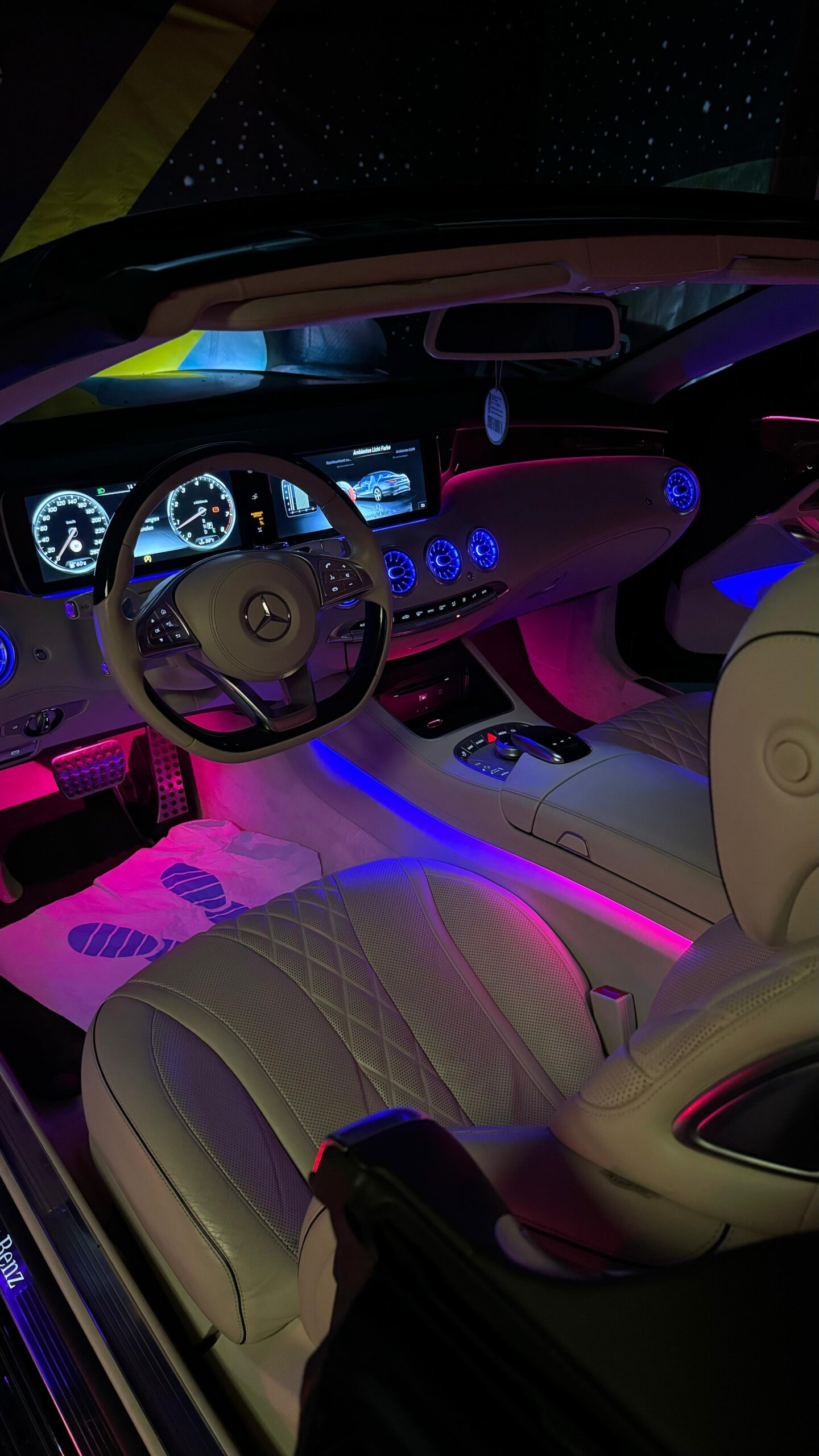 Ambiente Beleuchtung für Mercedes S-Klasse Coupé/ Cabrio 217 – Bild 7