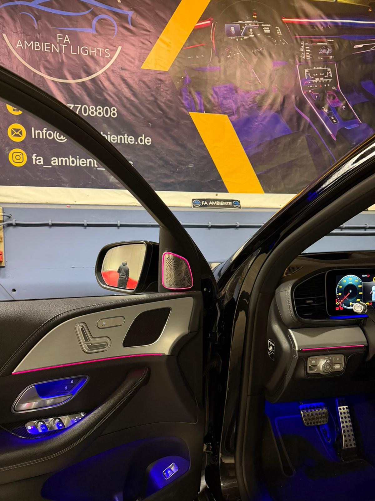Ambiente Beleuchtung für Mercedes GLS X167 – Bild 3