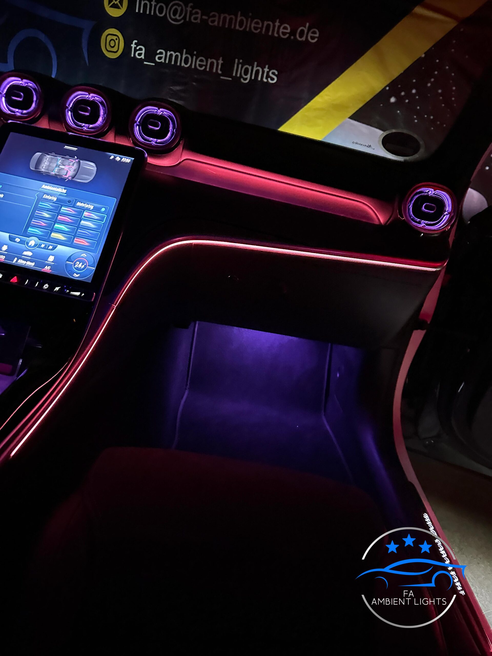 Ambiente Beleuchtung für Mercedes C-Klasse W206 – Bild 11