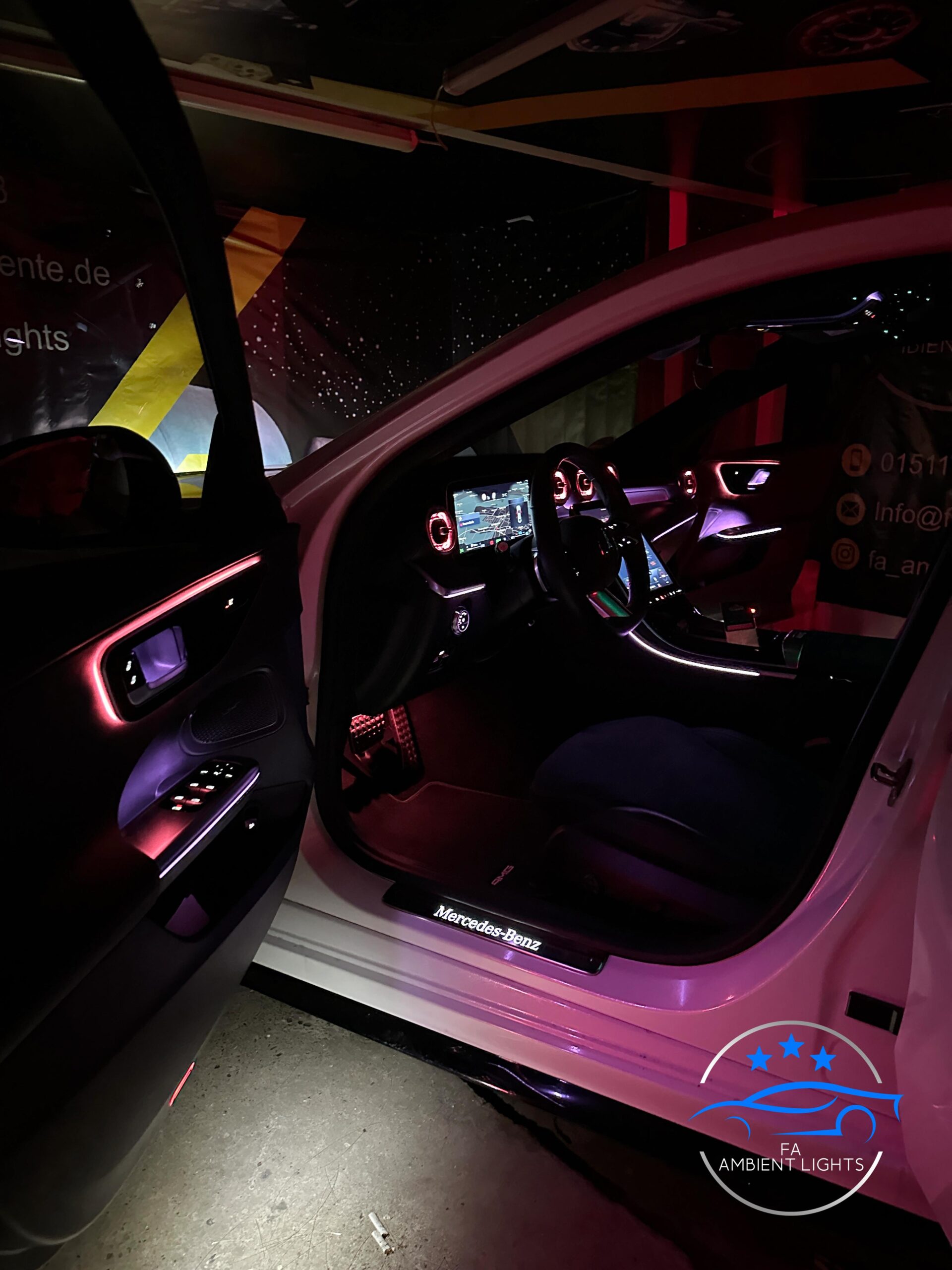 Ambiente Beleuchtung für Mercedes C-Klasse W206 – Bild 6