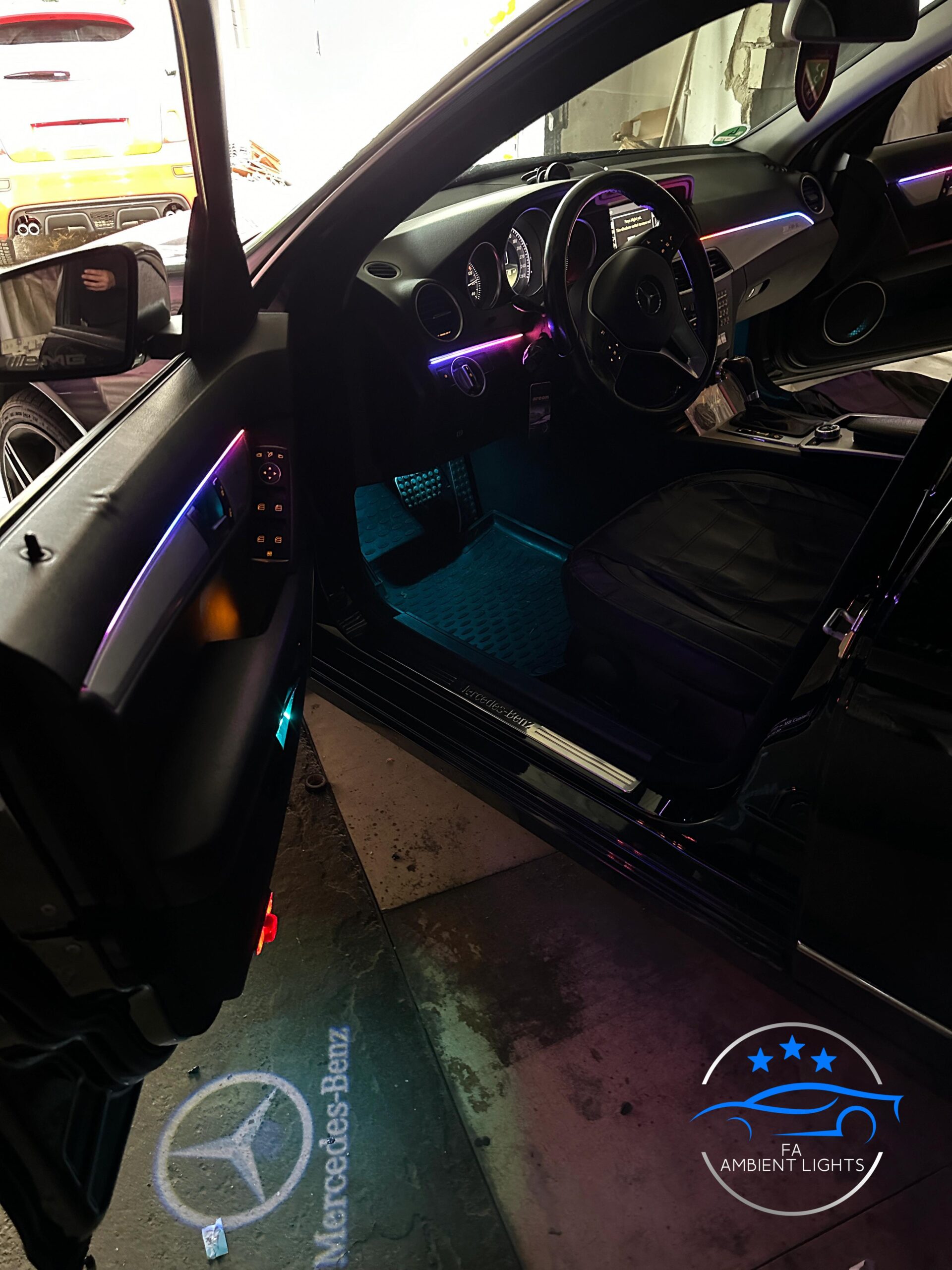 Ambiente Beleuchtung für Mercedes C-Klasse W204 – Bild 6