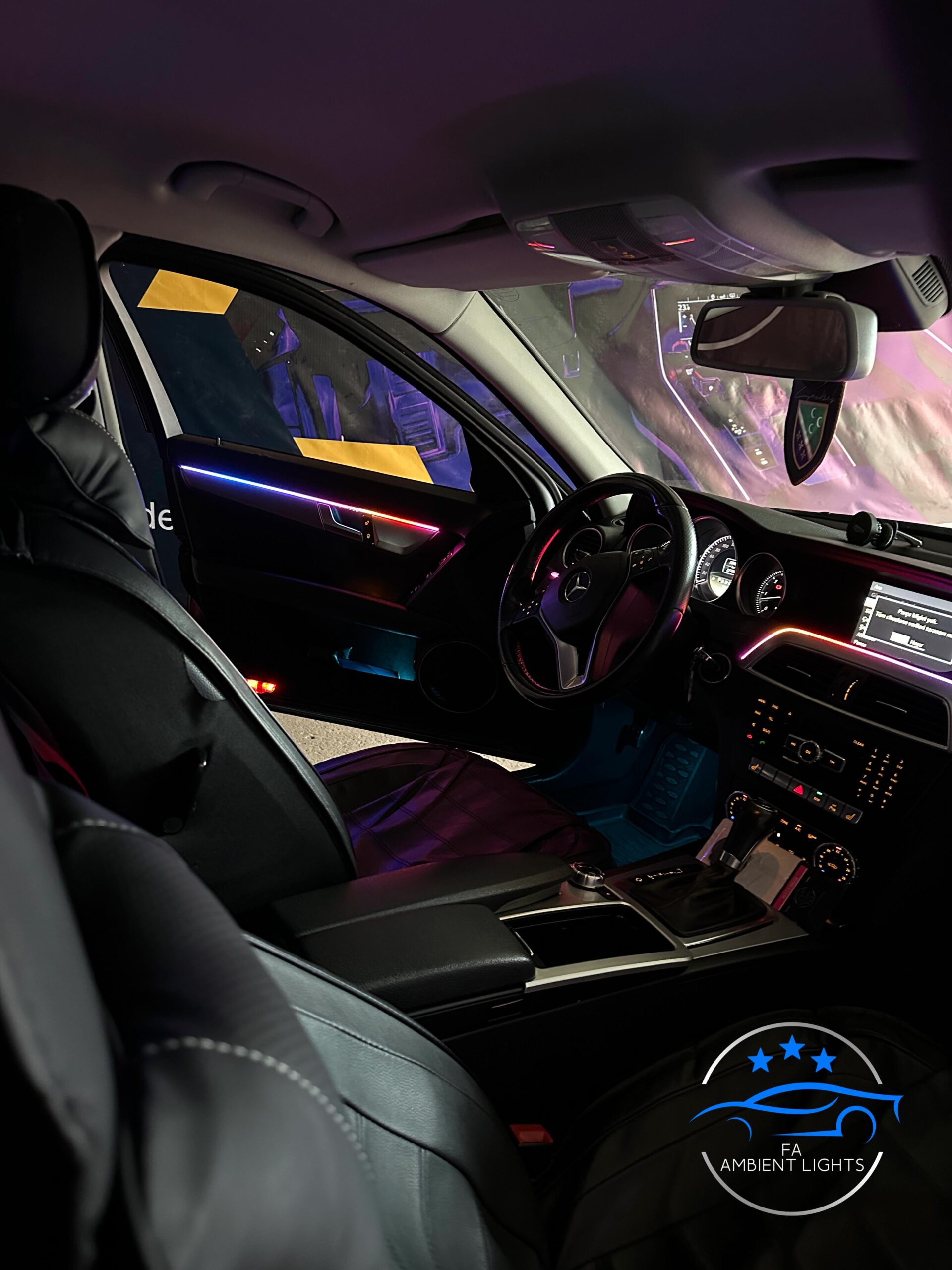 Ambiente Beleuchtung für Mercedes C-Klasse W204 – Bild 5