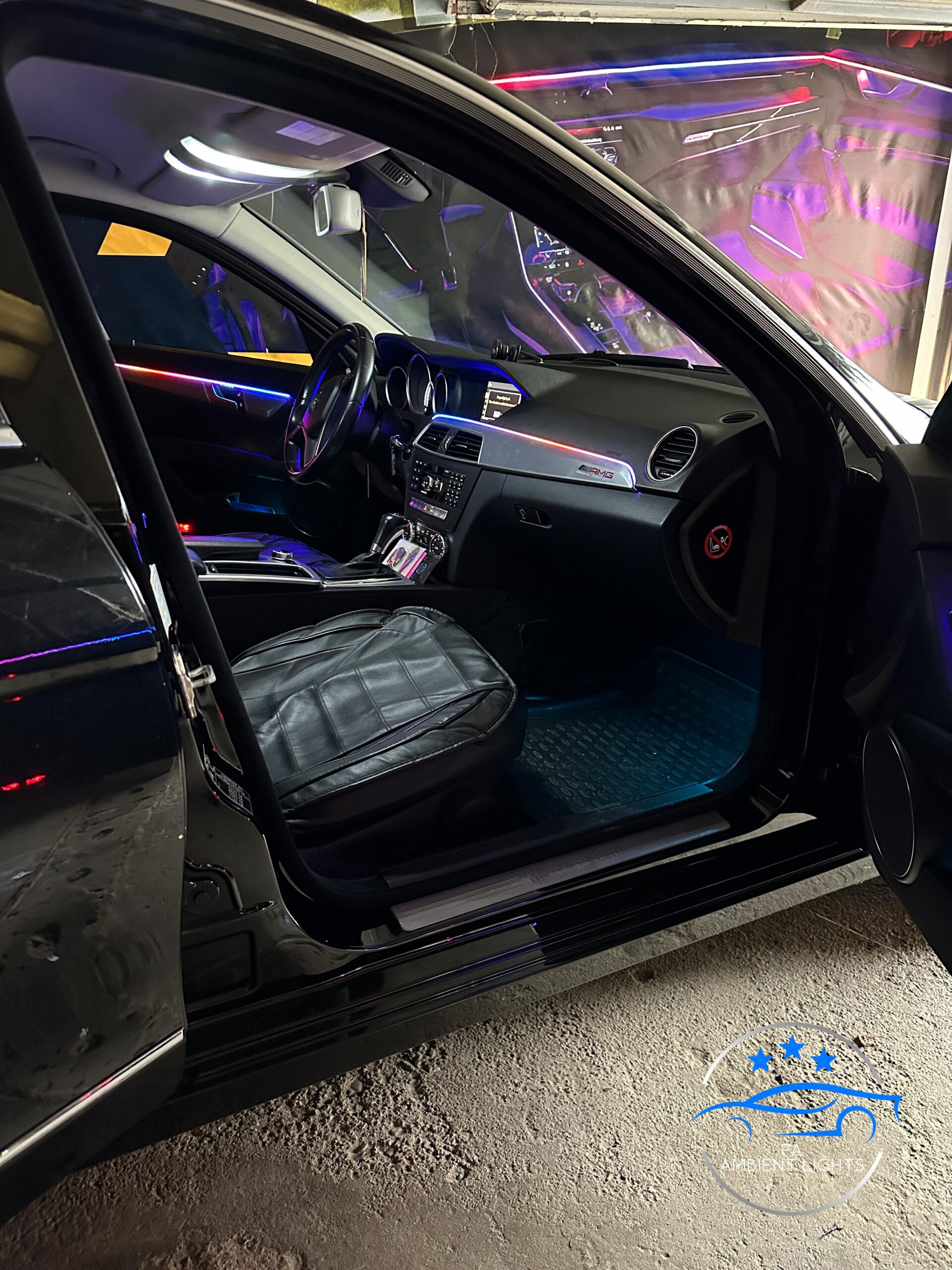 Ambiente Beleuchtung für Mercedes C-Klasse W204 – Bild 2