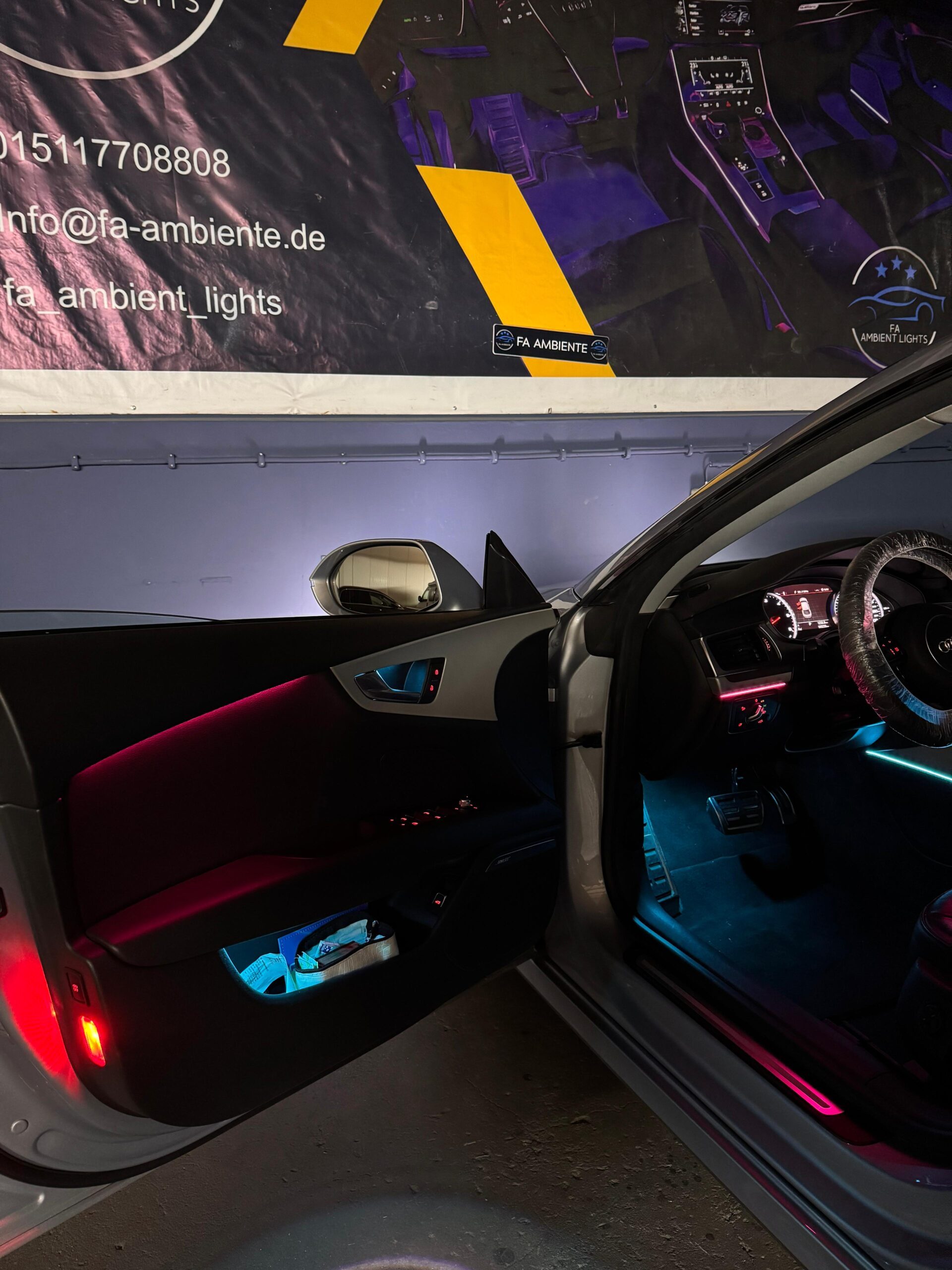 Ambiente Beleuchtung für Audi A6/S6/RS6 C7/4G – Bild 4