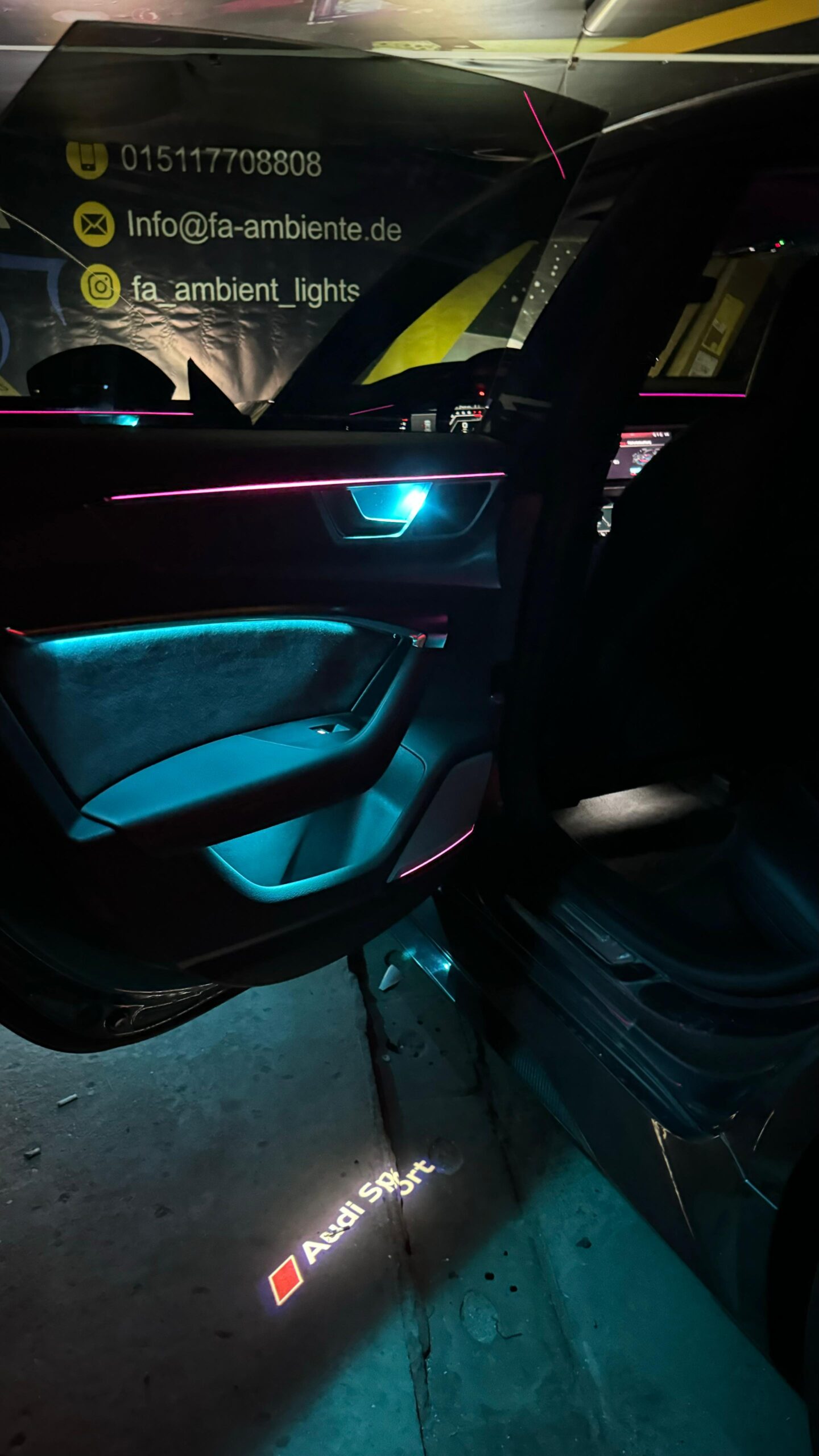 Ambiente Beleuchtung für Audi A7/S7/RS7 C8/4K – Bild 7