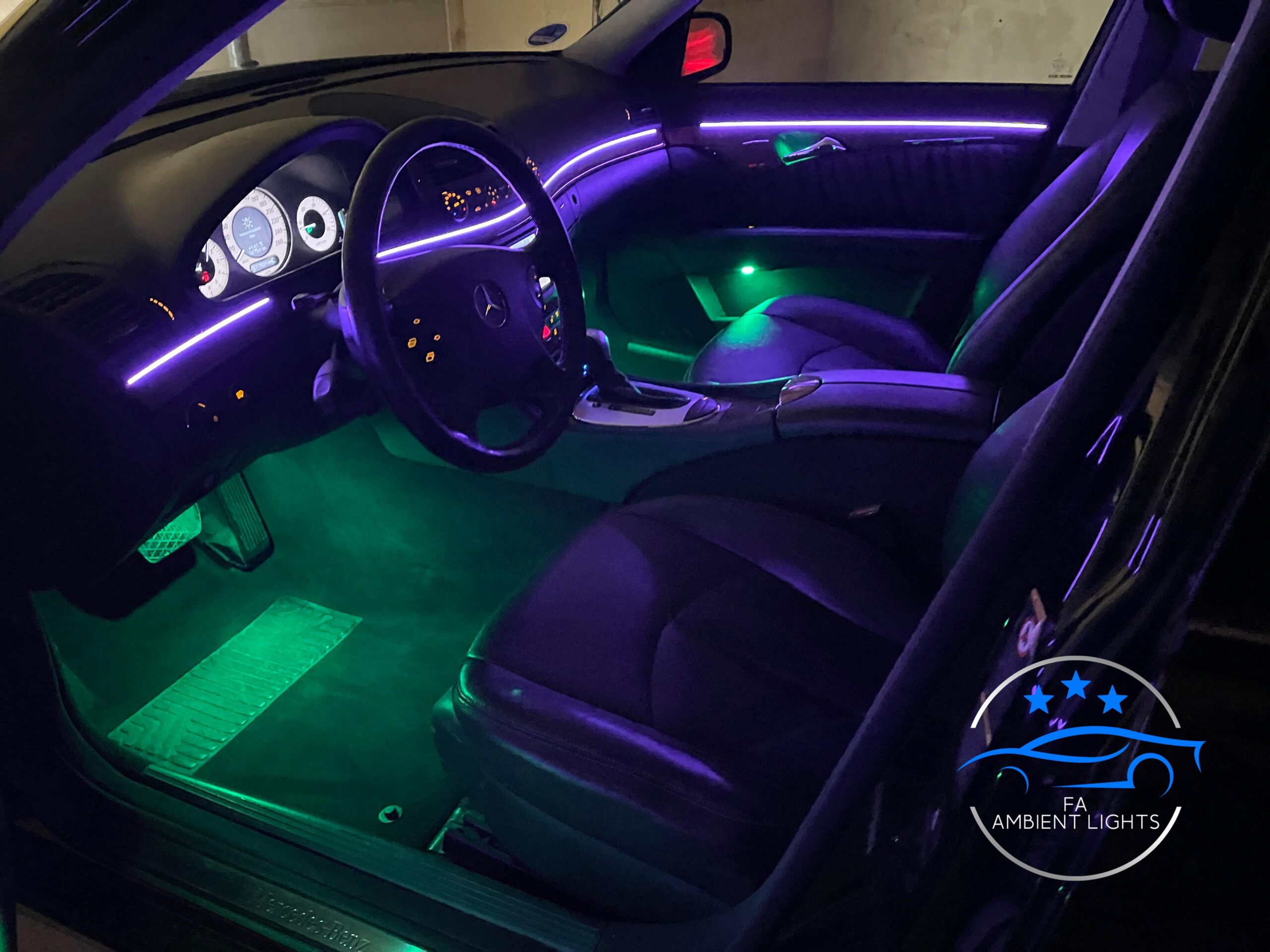 Ambiente Beleuchtung für Mercedes E-Klasse W211 – Bild 4