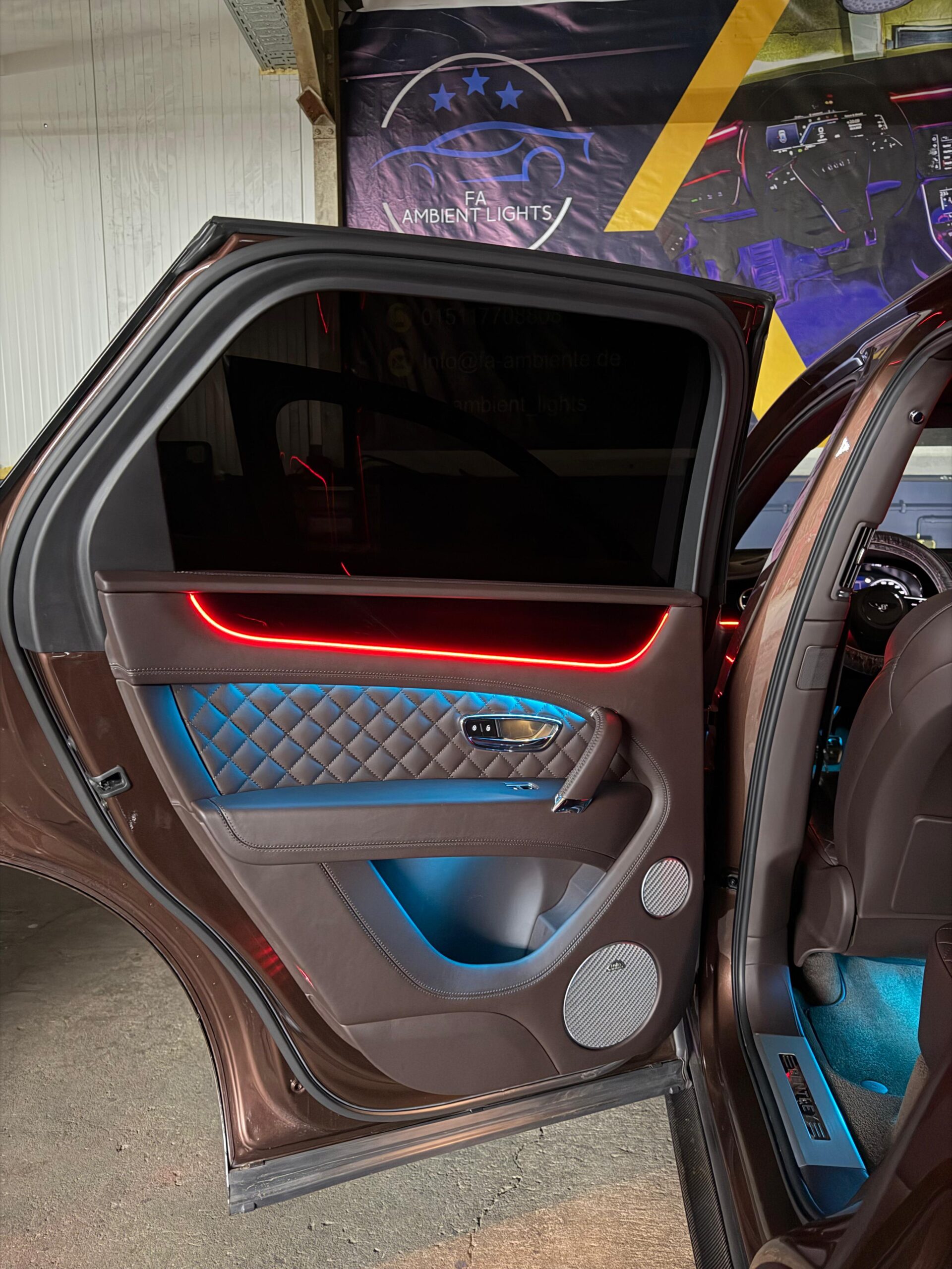 Ambiente Beleuchtung für Bentley Bentayga – Bild 12